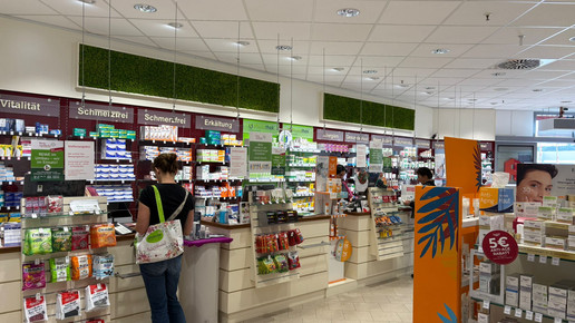Umbau im Center: Apotheke bleibt geöffnet