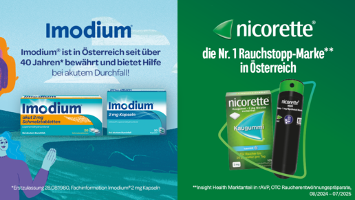 Selbstfürsorge im Fokus: mit Imodium® & nicorette®
