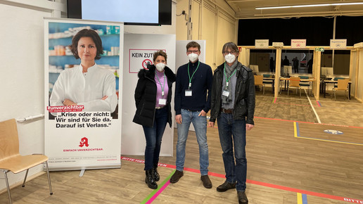 Apotheker als pharmazeutischer Leiter im Impfzentrum