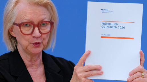 Prof. Dr. Monika Schnitzer, Wirtschaftsweise stellen Frühjahrsgutachten 2026 vor