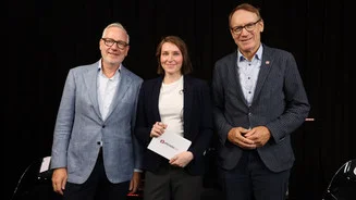 Marcus Freitag, Lilith Teusch und Thomas Preis beim APOTHEKE ADHOC LIVE Talk