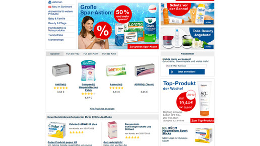 screenshot-shop apotheke at scs