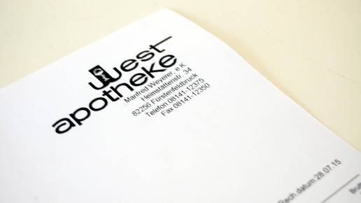 west apotheke rechnung aa