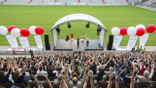 Gehe-Apotheker im Stadion