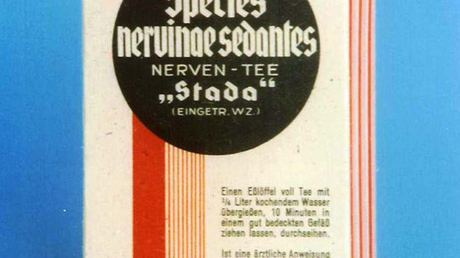 1933-38 Verpackung Nerventee STADA