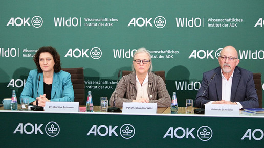 Dr. Carola Reimann, Dr. Claudia Wild und Helmut Schröder 