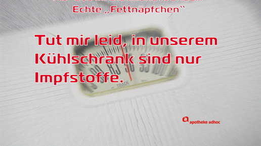 diaet sprueche Kuehlschrank-Impfstoffen