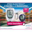 STADA GLUCO RESULT ®:<sup> </sup>2 Geräte – 1 günstiger Teststreifen
