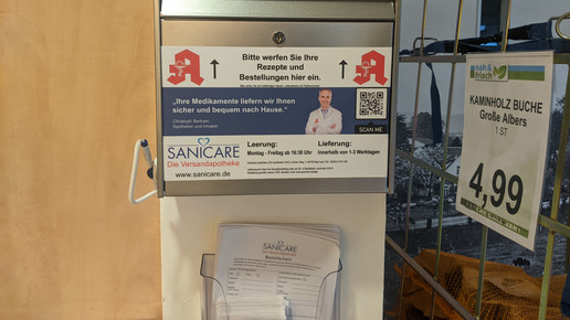 Sanicare betreibt Rezeptsammelstelle