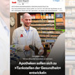 8,359 Euro Fixum: Satire-Magazin verspottet Apothekenreform Screenshot des Posts vom Titanic Magazin auf LinkedIn