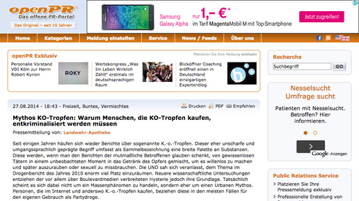 open PR-meldung-Landwehr-Apotheke