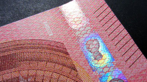 10 euro schein portraet hologramm aa
