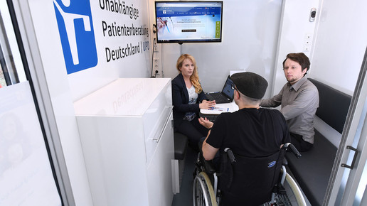 UPD Beratungsmobil Beratungsszene innen UPD