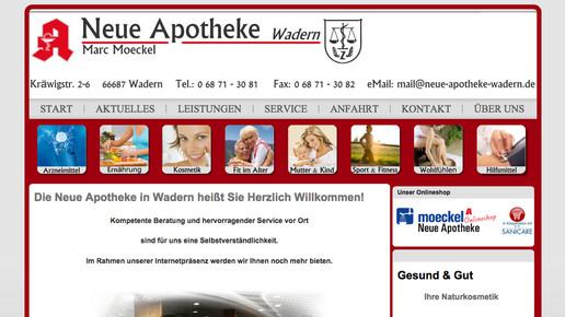 sanicare neue apotheke screenshot