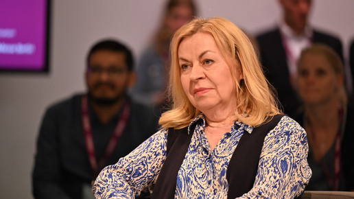 Andrea Galle auf der Bühne