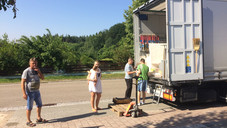 Offizin auf der Ladefläche