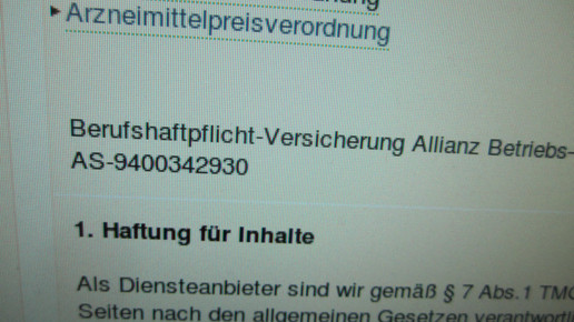 versandapo berufshaftpflicht scs