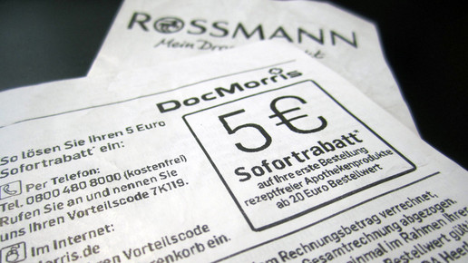 docmorris rabatt rossmann kassenbon aa