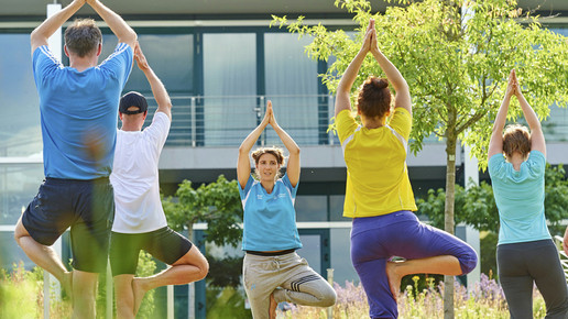 mitarbeitersport yoga boehringer