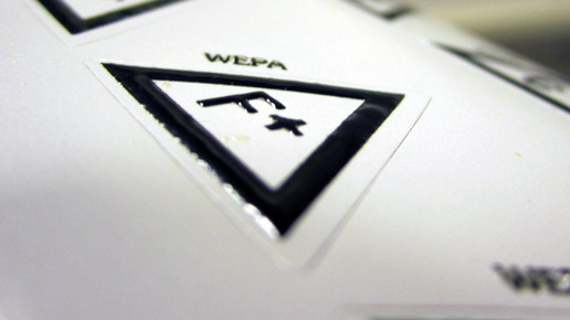 hochentzuendlich gefahr icon F wepa aa