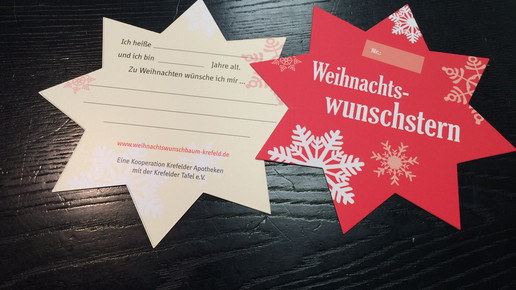 papiersterne weihnachtswunschsterne-aktion muehlen-apo