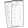 Zwei Smartphones mit der App MAJA von ADG