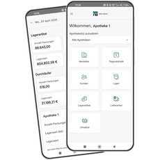 Zwei Smartphones mit der App MAJA von ADG