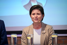 Franziska Scharpf auf der Bühne