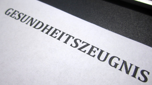 gesundheitszeugnis aa