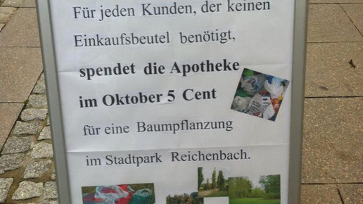 Plastiktuete Pelikan-Apotheke