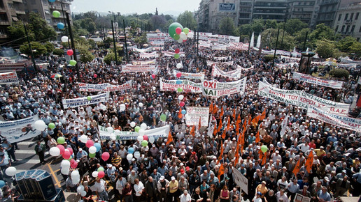 griechenland demo 02 irene Agathopoulou