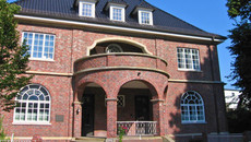 Außenansicht der ehemaligen Linden-Apotheke in Ritterhude.