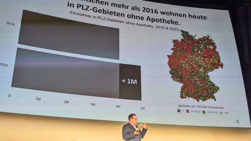 Dr. Julius Lagodny, Data Analyst bei EL PATO Medien, hat die Apothekendichte analysiert.