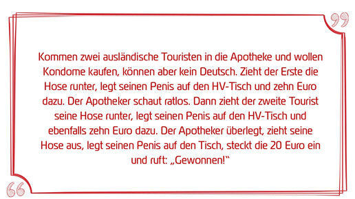 apo witze touristen