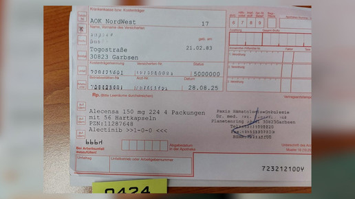 Dreiste Rezeptfälschung: „Große Packung Hochpreiser verordnet“