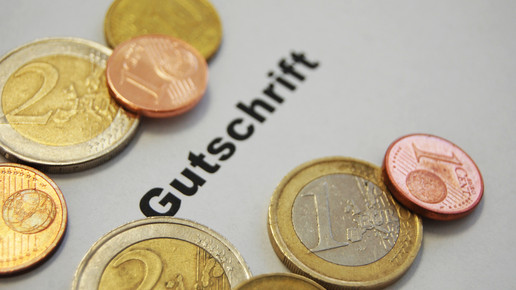 gutschrift geld aa