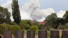 Großbrand: Apotheker im Einsatz