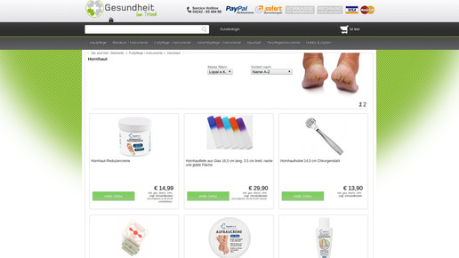 lopalmed shop screenshot