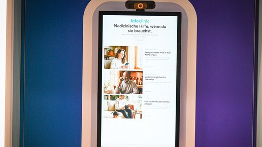 Videoscreen von Teleclinic