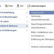 Facebook mit Organspendestatus