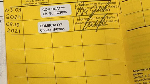 Impfpassfälschung: BGH entscheidet