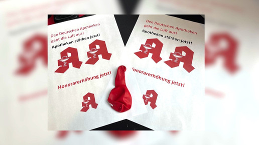 Protestaktion: Leere Luftballons für Kunden