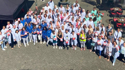 Dorstener Apothekerschaft geschlossen beim Apothekenprotest