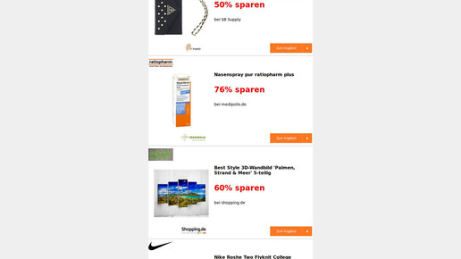 billigerde topdeal nasenspray