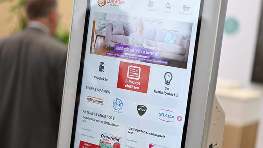 Terminal einer Apotheke