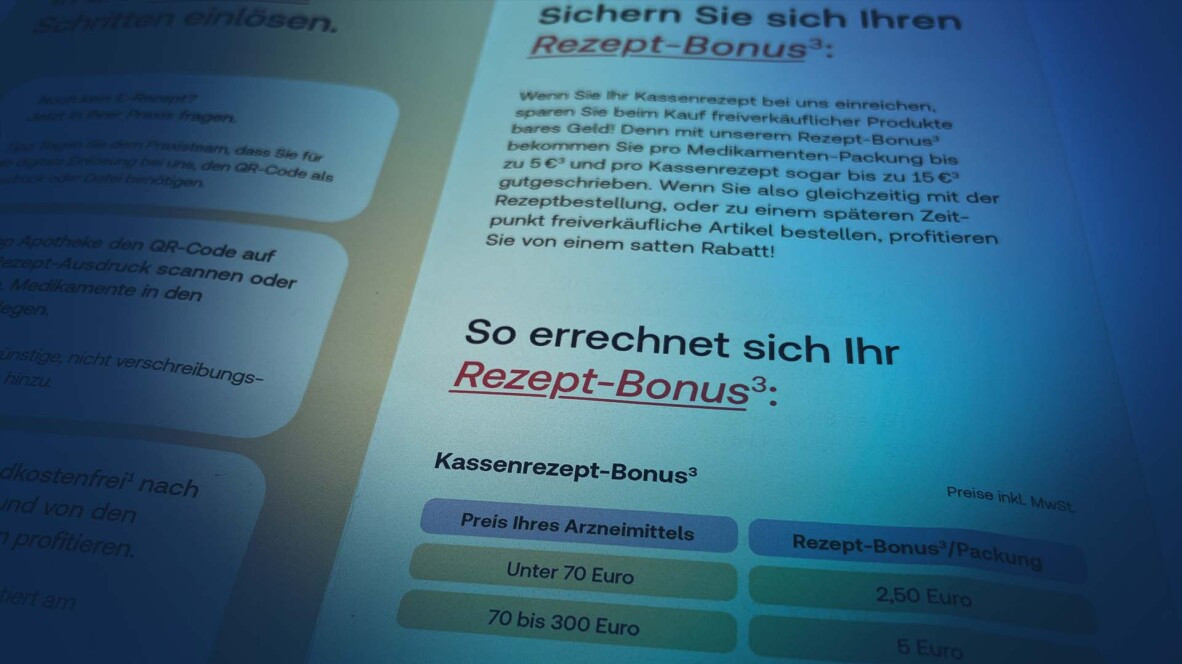 Rezept-Bonus bei Shop Apotheke / Habeck hält sich raus / Karneval