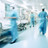 Foto: Eine Krankenhausstation mit Personal, dynamische Darstellung