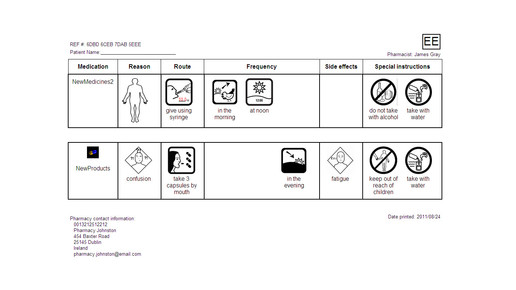 Calendar Medication fip