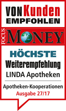 LINDA AG PM Siegel Von Kunden empfohlen Focus Money 18.07.17