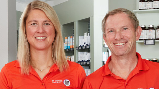 Apothekerin Dr. Simone Landwehr und ihr Mann Jens Landwehr.